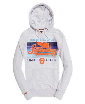 Superdry Limited Icarus Lite Férfi Kapucnis Pulóver Fehér | XGYHM1378